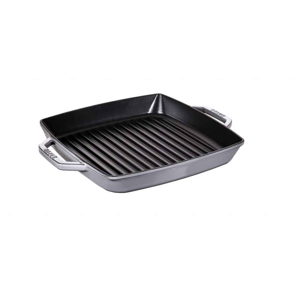 Staub stove top grill with handle